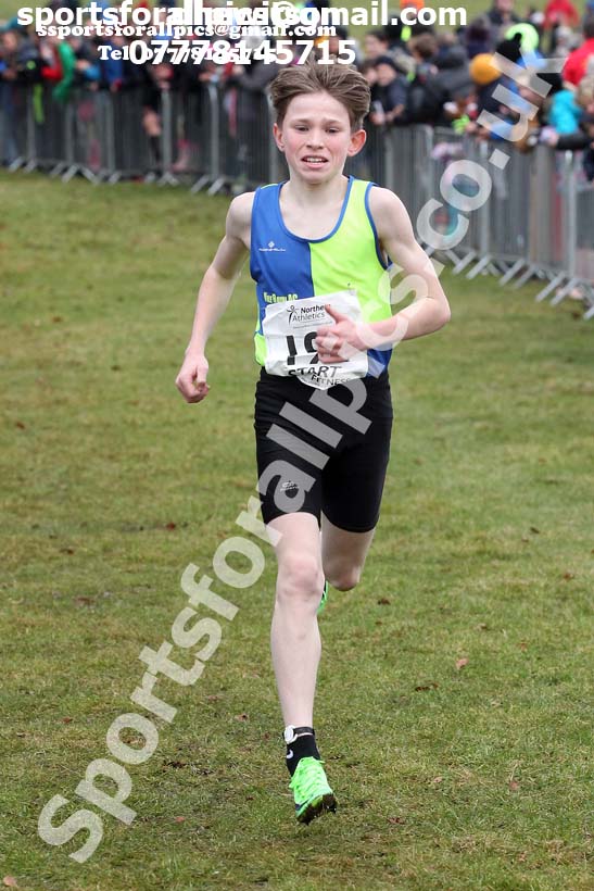Boys under-15s Northern Cross Country Champs., Camp Hill Estate, Kirklington.  Photo: David T. Hewitson/Sports for All Pics